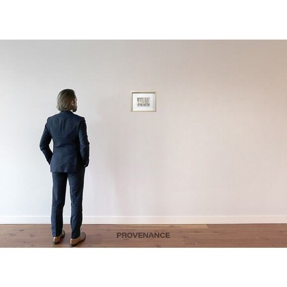 🔴 Louis Vuitton Antique Newsprint Ad - MALLE-AUTO Birch - Picture 6 of 6